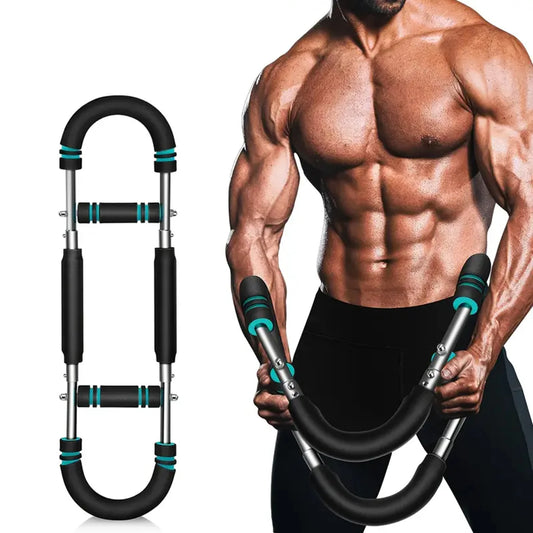 u shape Hand Gripper Strengths Twister Arm Trainer Power Twister Bar Fitness Equipment for Men and Women Home Workout