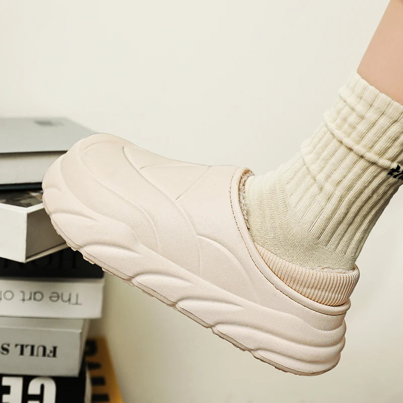 Winter Plush Unisex Unisex Home Sandals Men Women couple Orginal Indoor Flat Shoes Soft Fashion High Quality Non Slip Bedroom