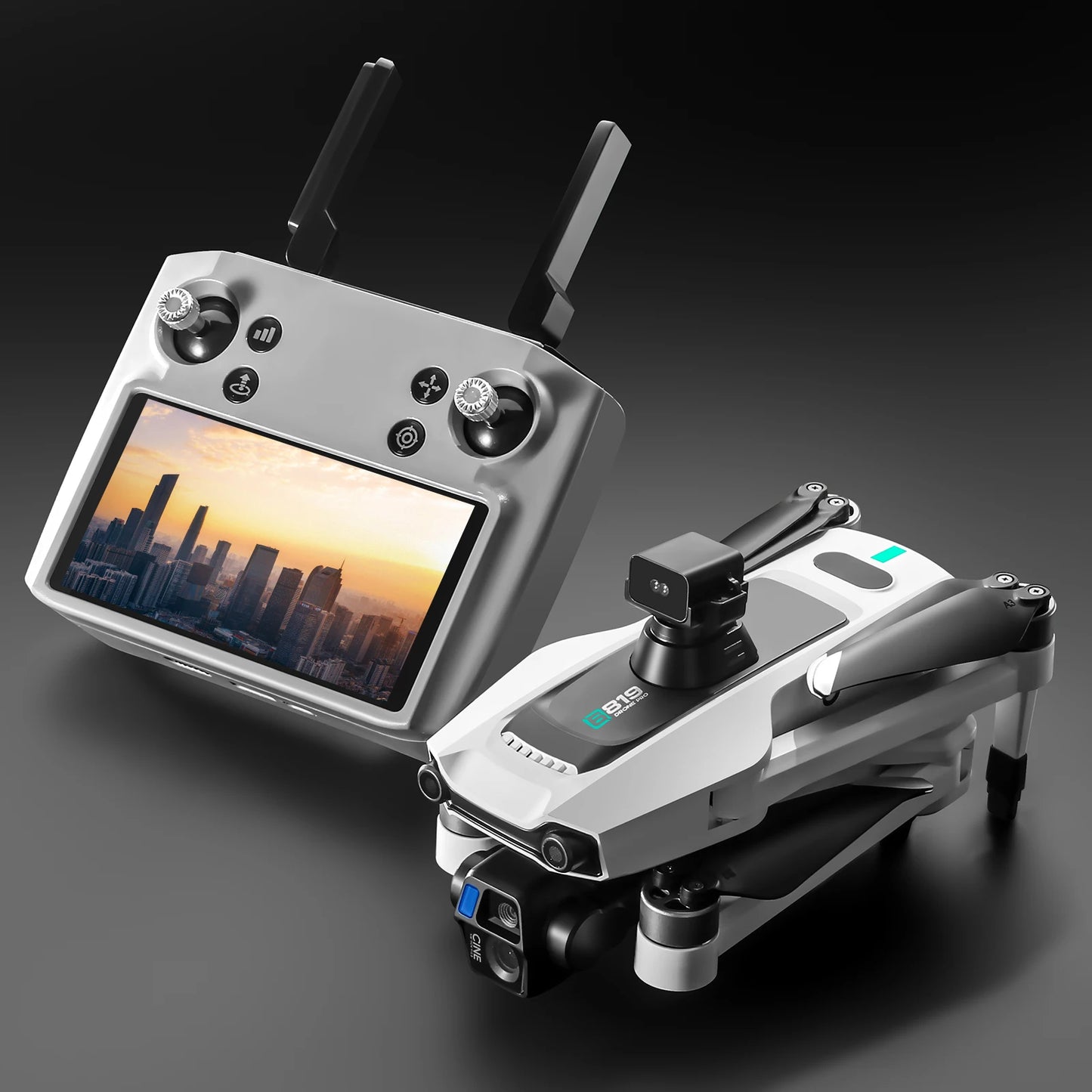 2025 New S819 GPS Drone 5G Professional 8K HD Aerial Dual Camera Screen Control 360° Obstacle Avoidance 5G WIFI RC Dron 6000M