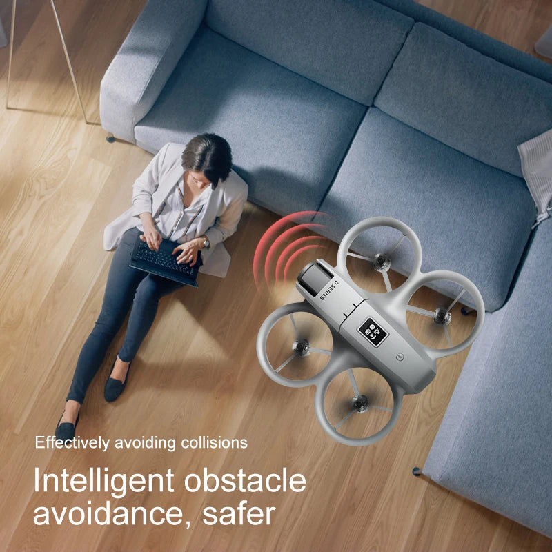 Drone with Optical Flow 180° Electric Adjustment Dual Camera Aerial Photography Quadcopter - Obstacle Avoidance Remote Control