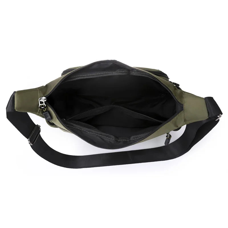 Men's Shoulder Bag Large Capacity Leisure Bag Lightweight Business Oxford Simple Crossbody Bag