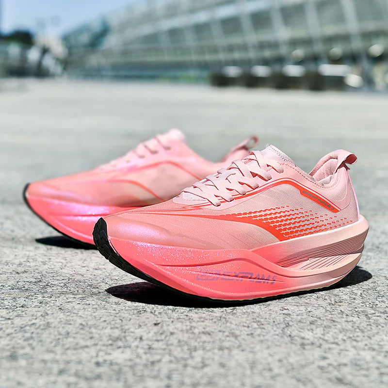 New Cushioning Running Shoes For Men Suitable Heavy Runners Lace Up Sports Women Non-slip Outdoor Athletic Male Sneakers