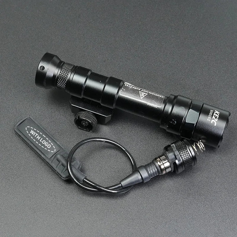 Tactical M600C M600B M300C M300B Scout Light Rifle Flashlight LED Hunting Lamp with Momentary Pressure Pad Switch