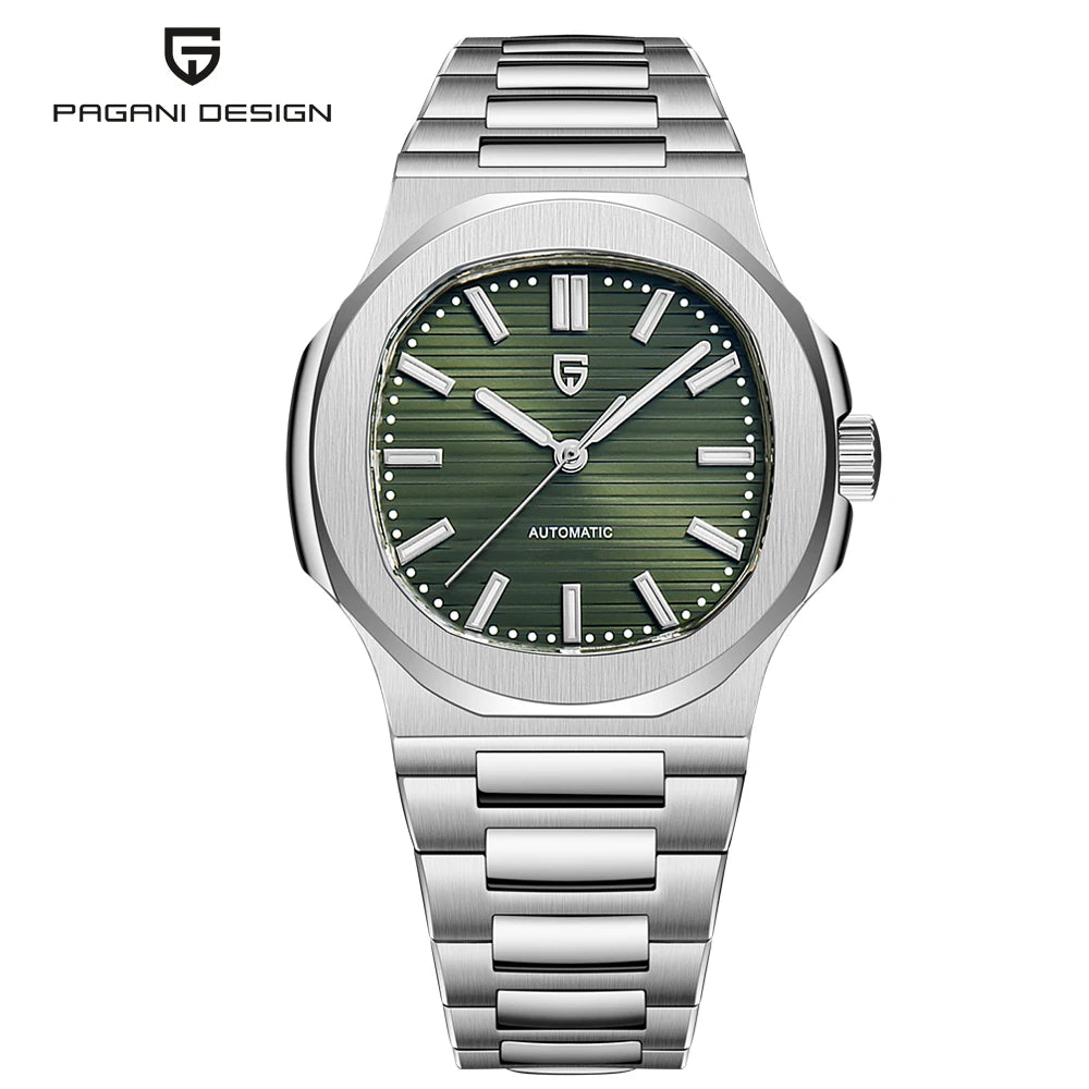 PAGANI DESIGN Top Luxury Automatic Watch For Men Mechanical Watches Men Sports Waterproof Sapphire Stainless Steel Reloj Hombre