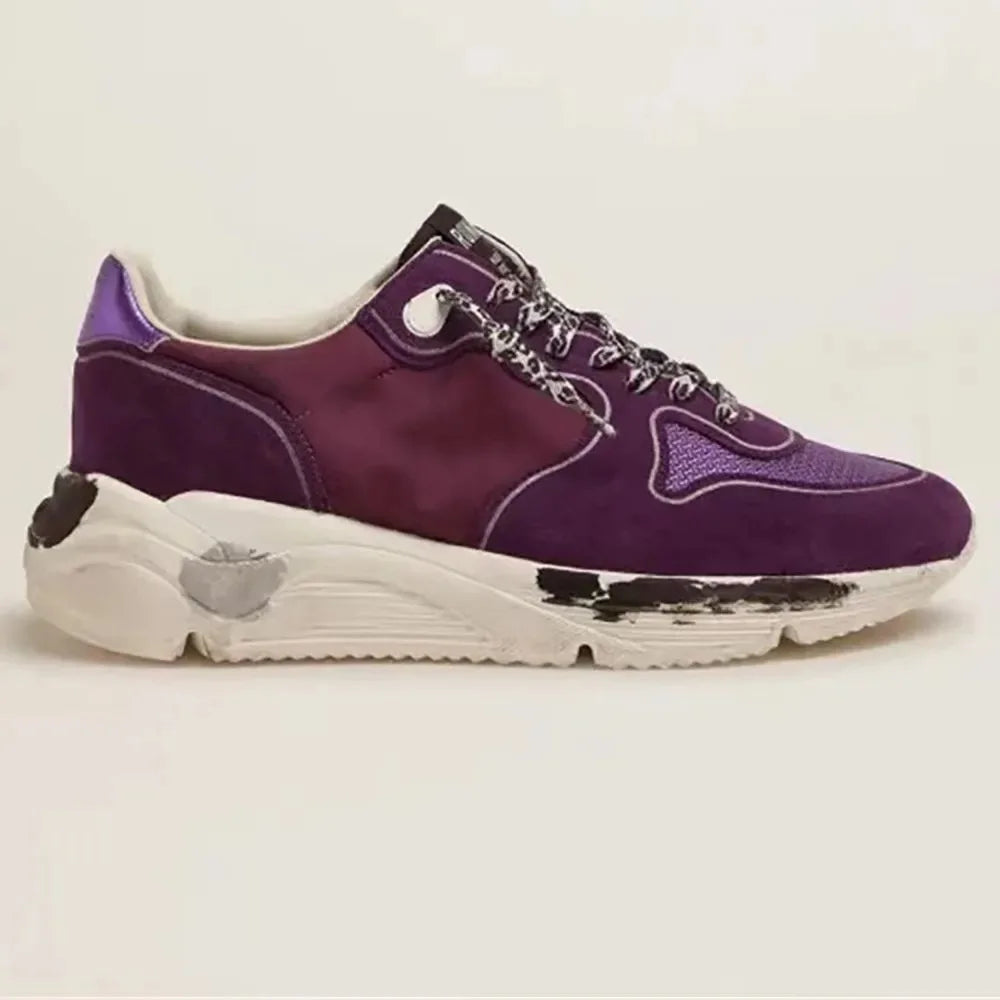 2025 Spring Sole New Retro Distressed Small Star Dirty Golden Shoes For Men Women Platform Sports Daddy Goose Shoes Running