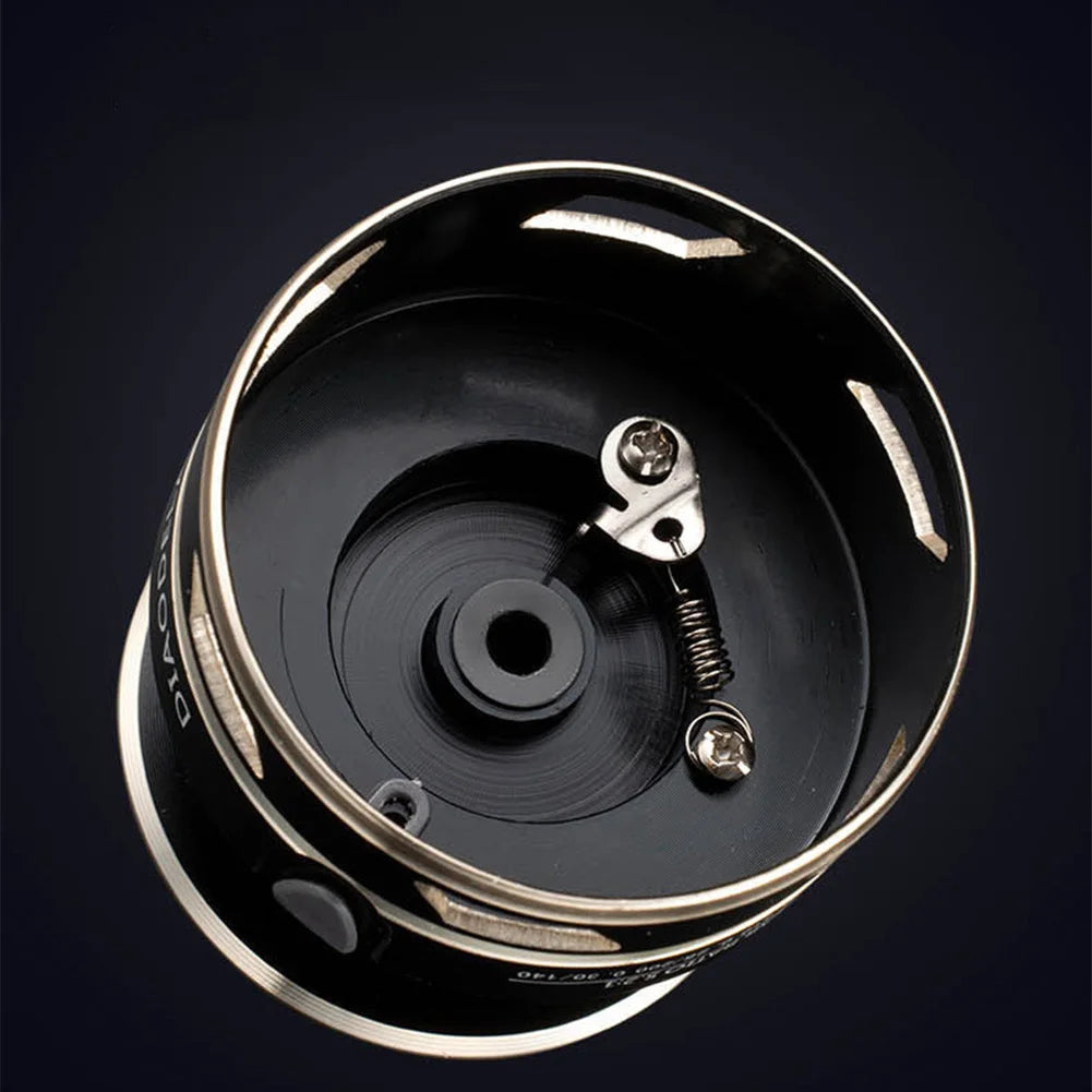 Spinning Reel Max Drag 8KG All-Metal Fishing Reel Metal Spool Handle Carp Reel Fishing Coil Wheel for Fishing