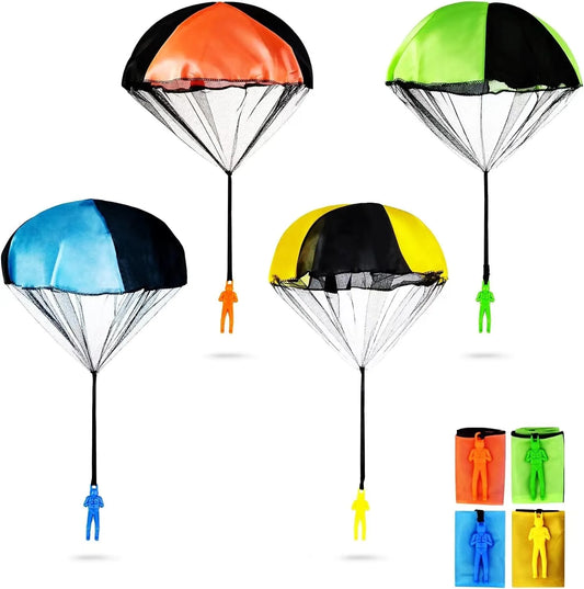 Hand Throwing Mini Soldier Camouflag Parachute for Kids Outdoor Toys Game Educational Flying Sport for Children