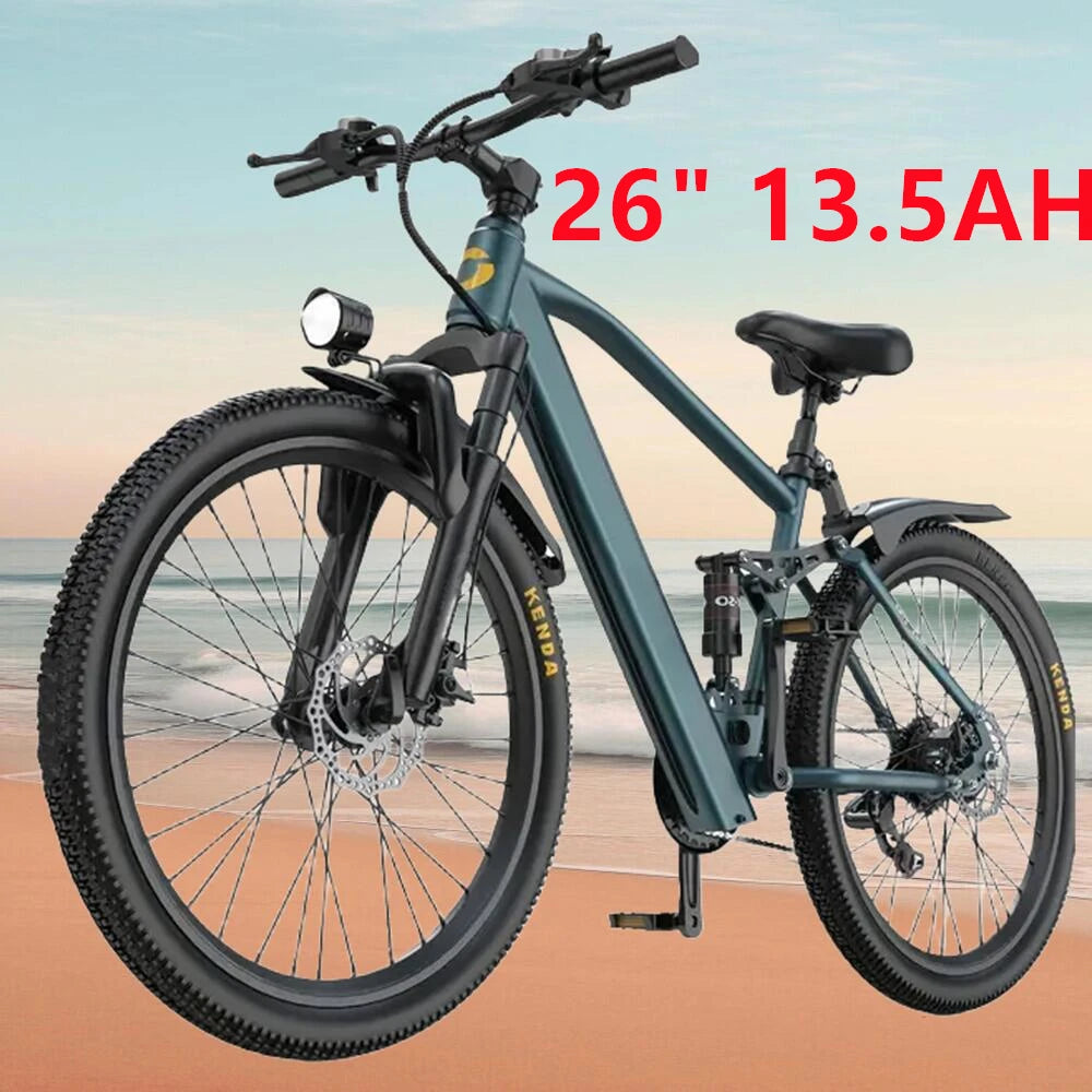 26" 24" Electric Motorcycles Mountain E Bike for Adults, 625W Peak Motor Ebike 23.9Mph 33Miles 10.4AH 13.5AH Electric Bicycle