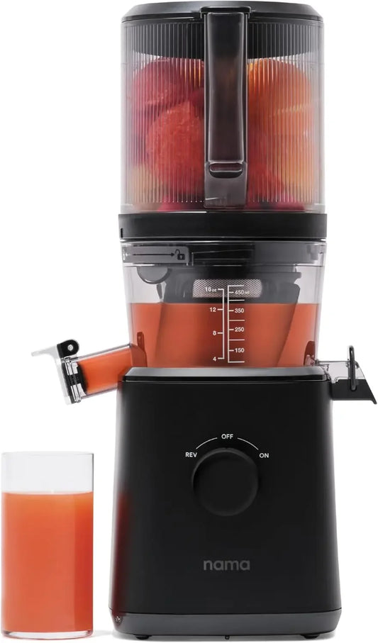 J2 Cold Press Juicer – Self Feeding for Hands-Free Operation with Wide Mouth Hopper