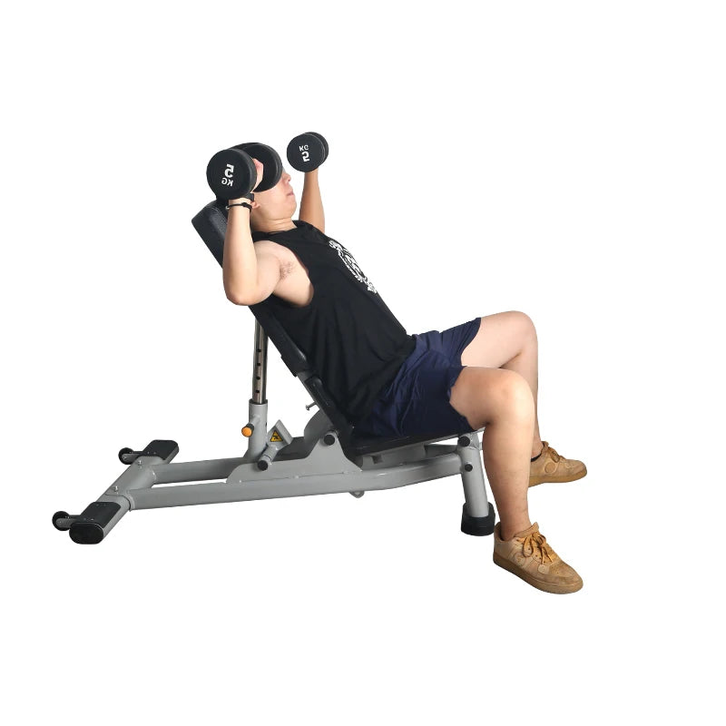 XOYOOU  Ajustable Gym Home Steel Dumbbell Workout Bench Gym Equipment Adjustable Fitness  Incline Bench for Strength Training