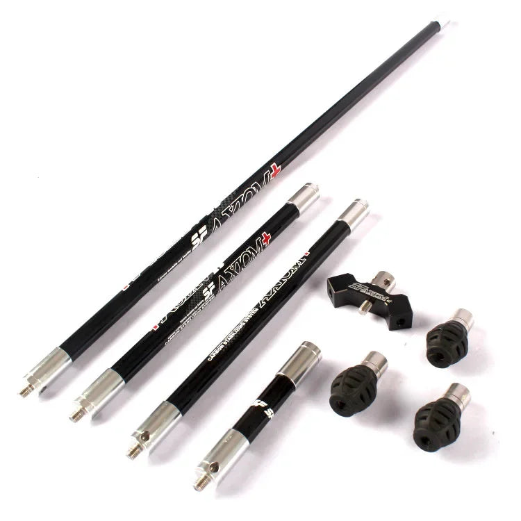 Recurve Bow Stabilizer SF Carbon Balance Bar Set Damper Balance System Rod V-Bar For Archery Hunting Shooting