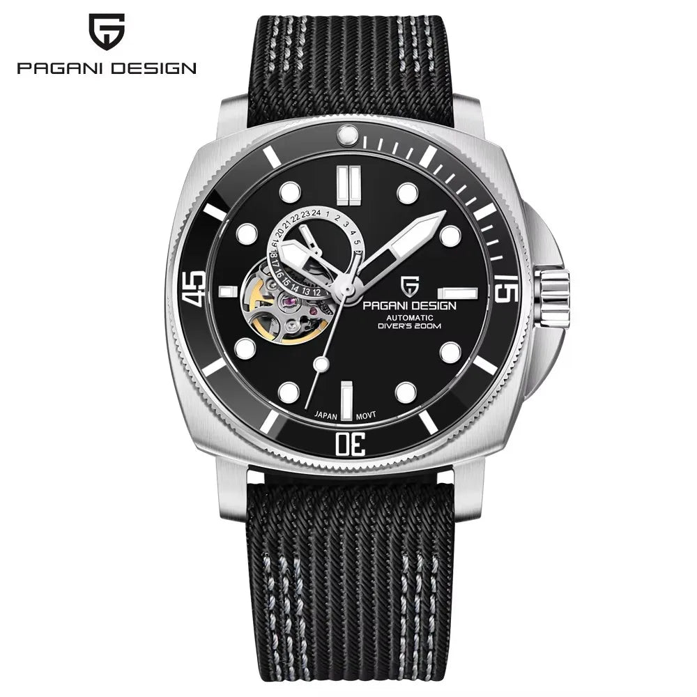 2024 New PAGANI DESIGN Men Mechanical Wristwatches Luxury Mens Watches Automatic Watch For Men Sapphire Mirror Waterproof Sports