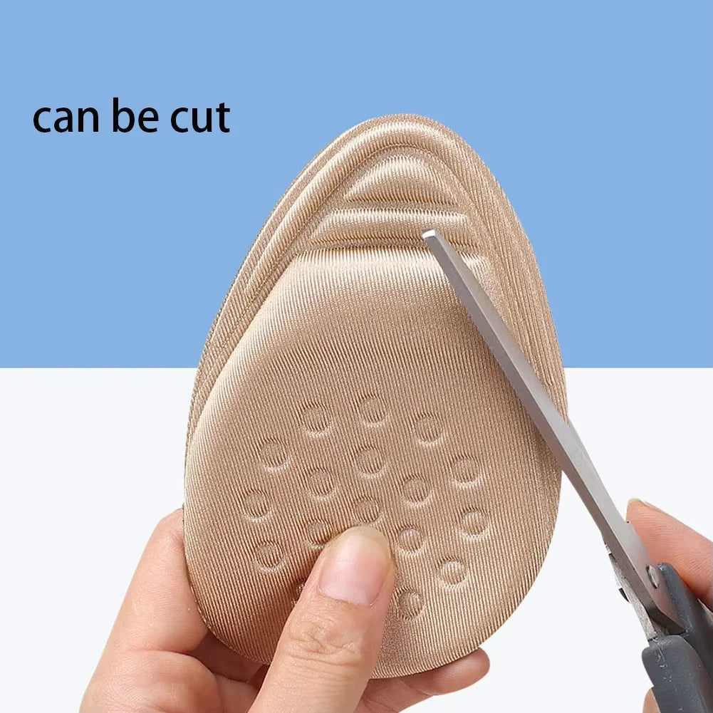 Forefoot Pads for Women High Heels Half Insoles Forefoot Anti-Slip Pain Relief Insert Shoe Size Reduce Filler for Too Big Shoes