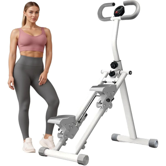Vertical Climbing Machine for Home Fitness: Foldable Aerobic Exerciser with Full Body Workout and Mountaineering Features