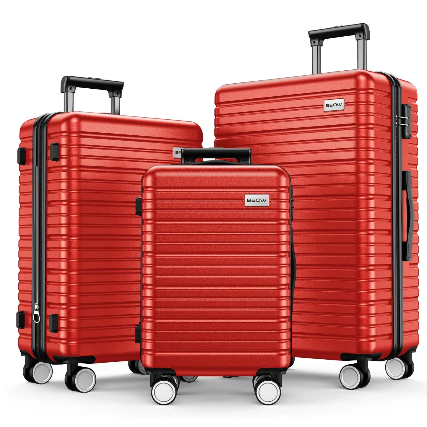 Luggage Sets 3 Piece 20/24/28 Inch Expandable Hardside Lightweight Durable Suitcases with Spinner Wheels, TSA Lock For Women Men