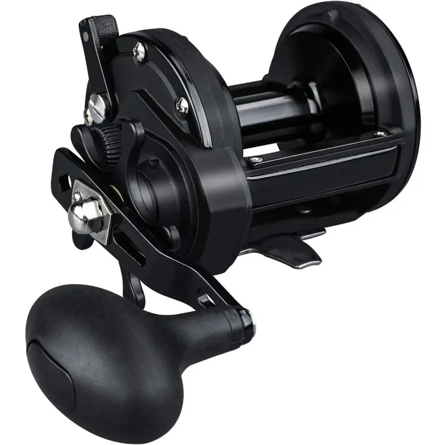Conventional Reel Trolling Fishing Reel Powerful Drag Fishing Reel for Saltwater Big Game Fishing in Deep Sea and Heavy Current