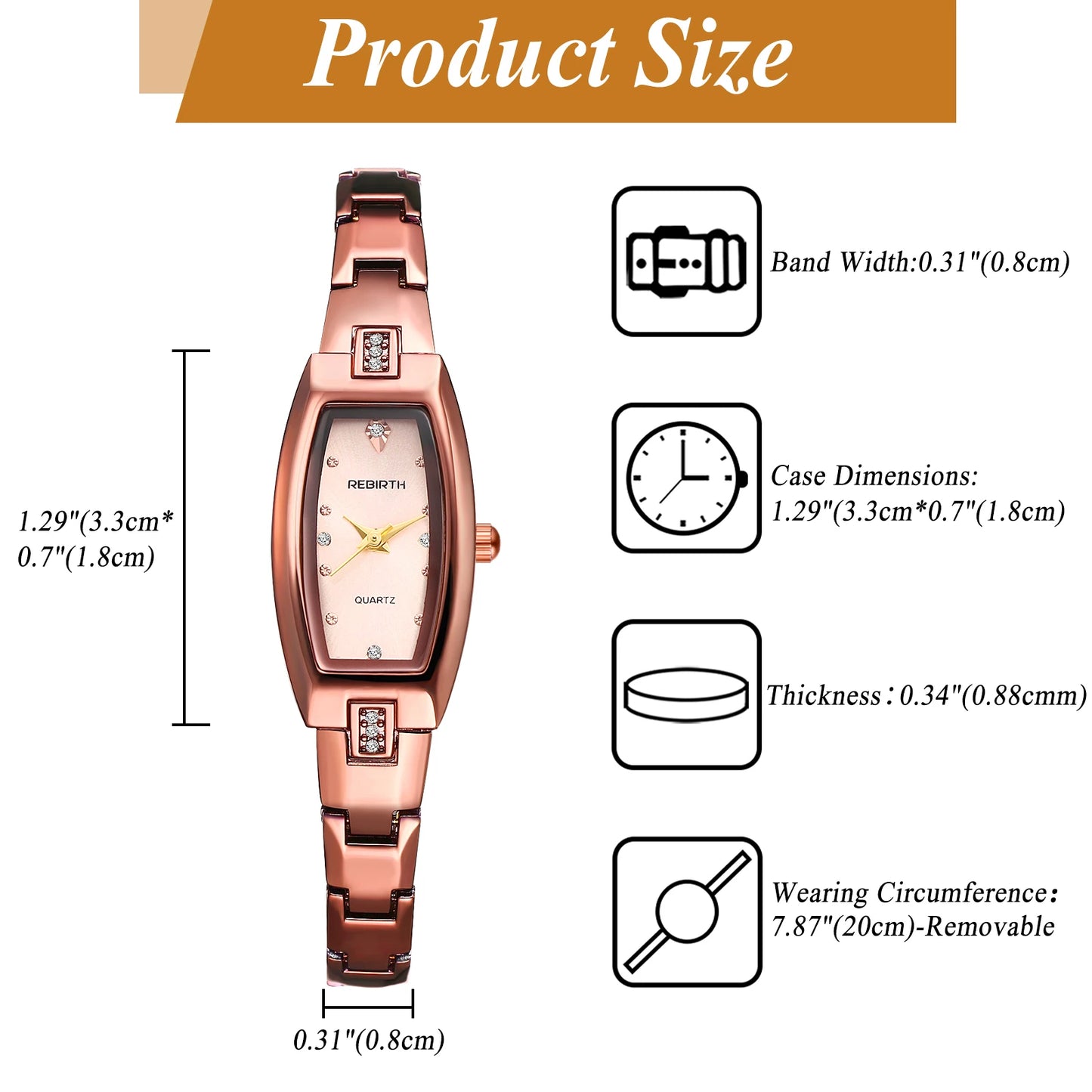 Women Quartz Watch Oval Case Stainless Steel Strap Waterproof Bracelet Watch Diamond Scale Elegant Fashion Valentine's Day Gife