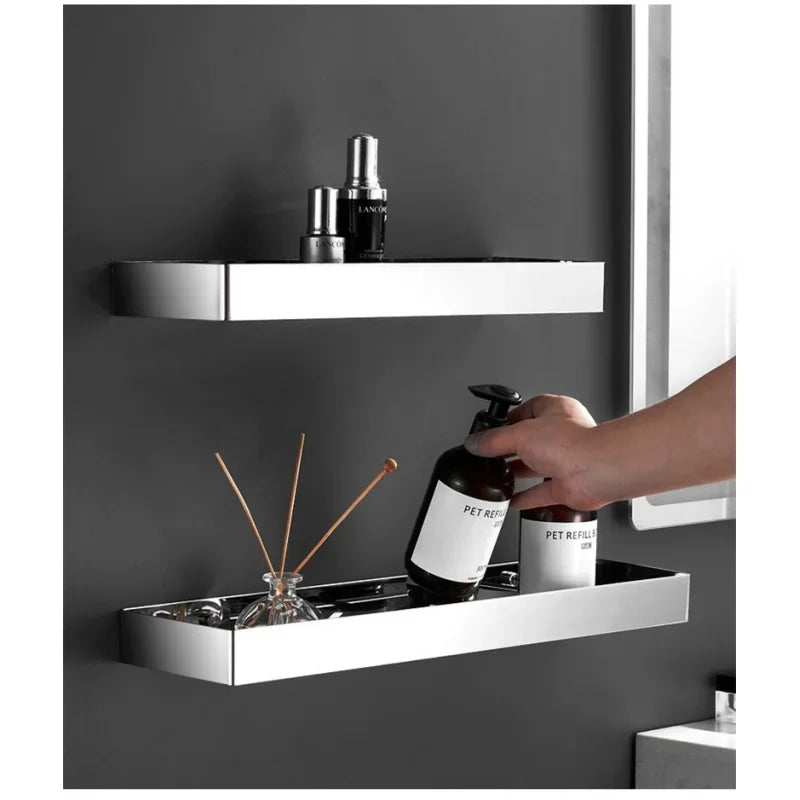 Bathroom Accessories Stainless Steel Bathroom Storage Rack Shower Storage Rack Bathroom Shelves  Bathroom Organizer  Wall Shelf