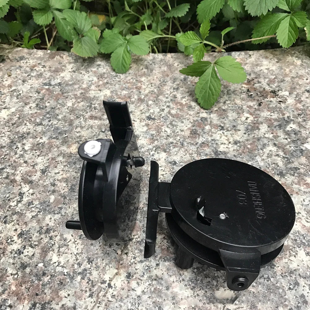 Hollow Fly Ice Fishing Reel Throwing Wheel Saltwater Freshwater Fishing Tackle