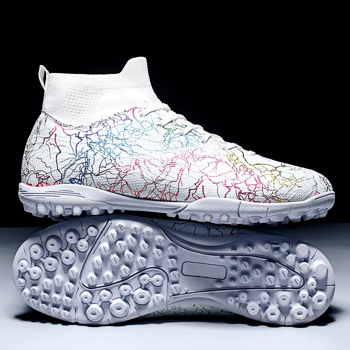 New Men Football Boots Breathable Sport Training Soccer Shoes Cleats Sport Outdoor TF Futsal Match Turf Grass Drop Shipping