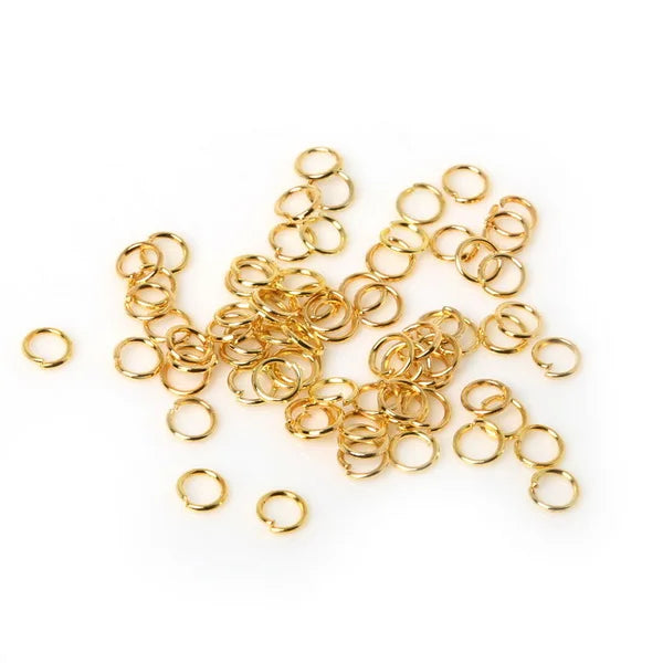 500pcs/200pcs  3/4/5/6/8/10mm Jump Rings Iron Gunmetal/Gold/Silver/Bronze/Rhodiumfor DIY Jewelry Making Findings Accessories
