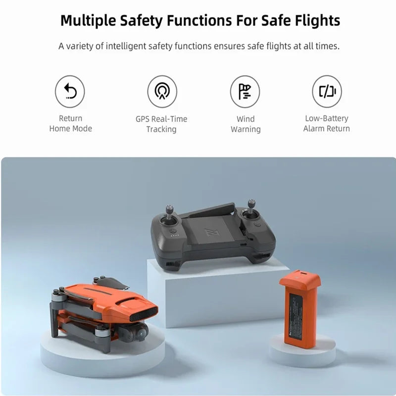 New camera drone 249g lightweight 48MP sensor 4K 60fps AI super night scene video 9KM flight distance 2025 professional drone