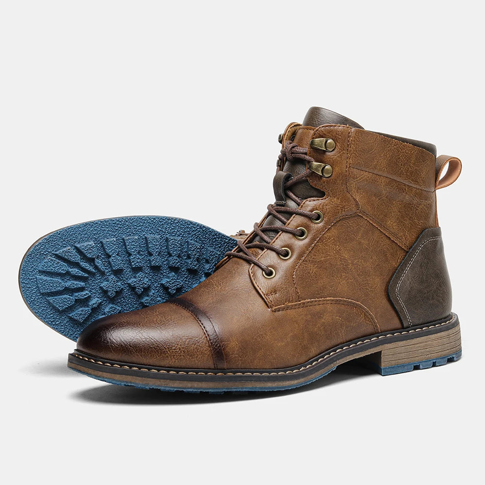Retro Men Boots Outdoor Casual Fashion Men Ankle Boots