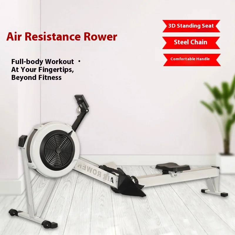 Intelligent Commercial Fitness Rowing Machine Wind Resistance Gym Studio Equipment Commercial Resistance Adjustment Manufactured