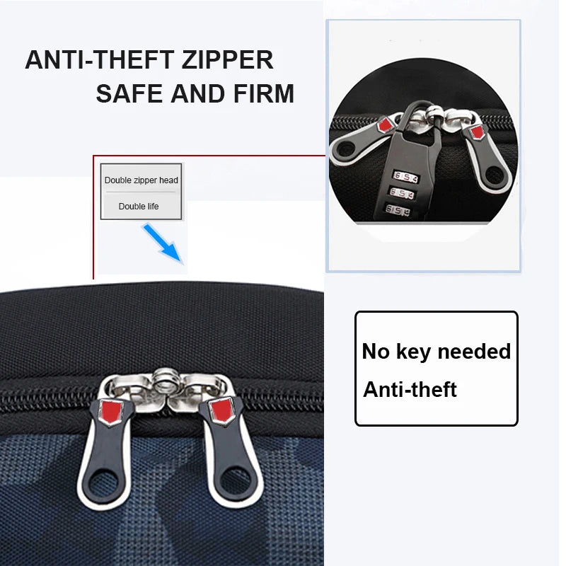 Brand Men's Backpack Anti-theft Waterproof 17inch Laptop Backpacks USB Charging Business Travel Backpack School Bag Male Mochila