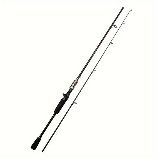 1 Pc Lightweight 180cm Telescopic Fishing Rod, 2-Piece Fiberglass Design with Medium Fast Action, Portable for Fresh & Saltwater