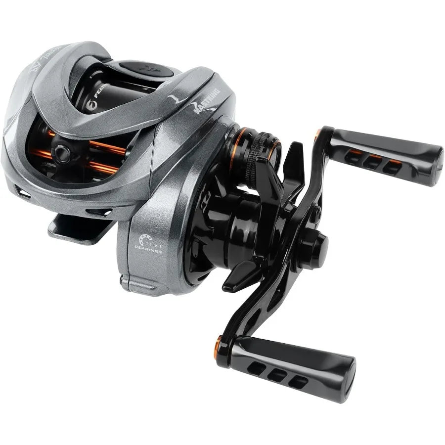 Ultralight Baitcasting Fishing Reel for Precision Casting in Small Stream and Light Tackle Applications Features UltraFine Cont