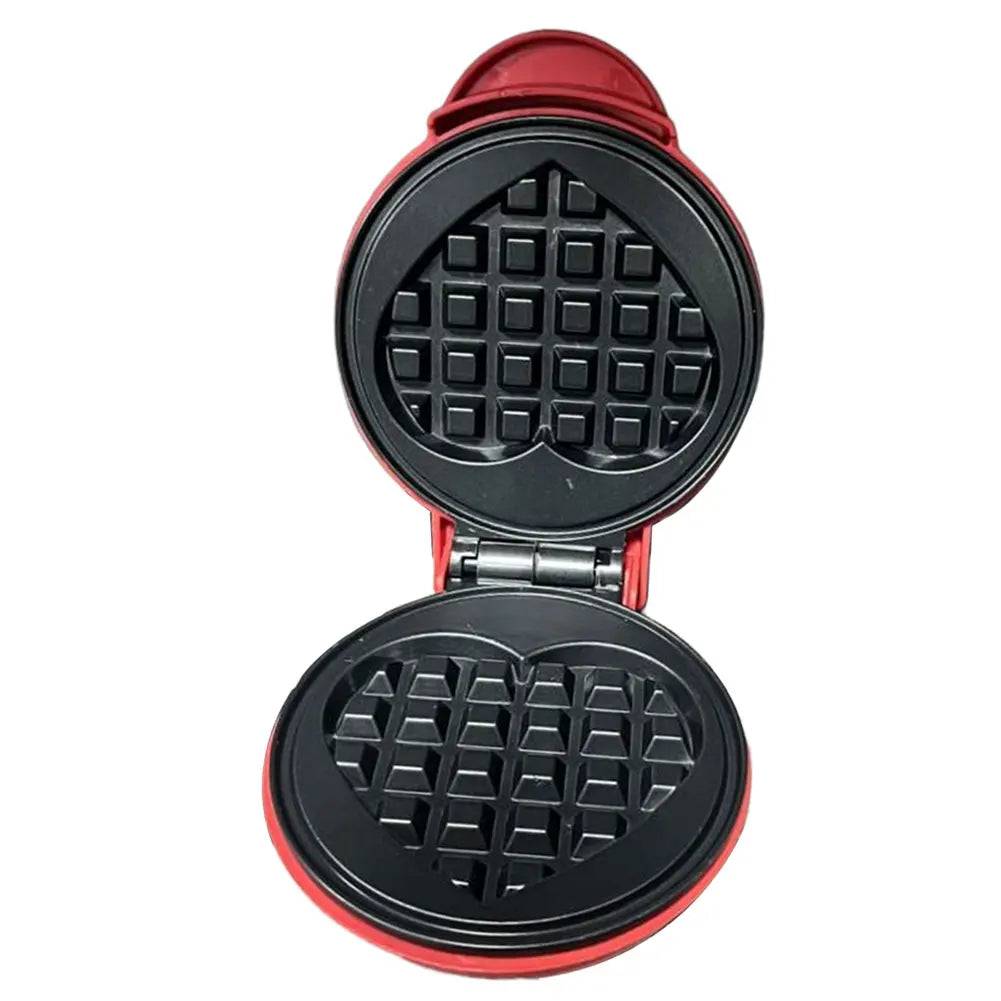 Mini Waffle Mold Nonstick Electric Breakfast Maker Electric Baking Pan for Household Quick Breakfasts Snacks and Desserts Maker