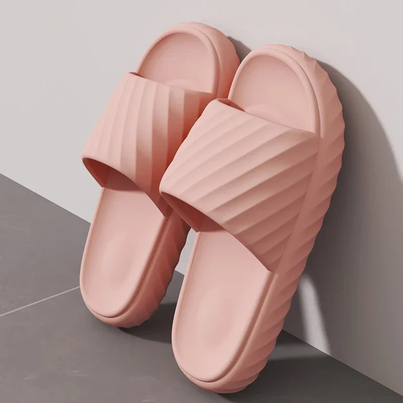 Men's Household Slippers Breathable Quick-drying Non-slip Soft Comfortable Men's and Women's Flat Sandals Casual All-match