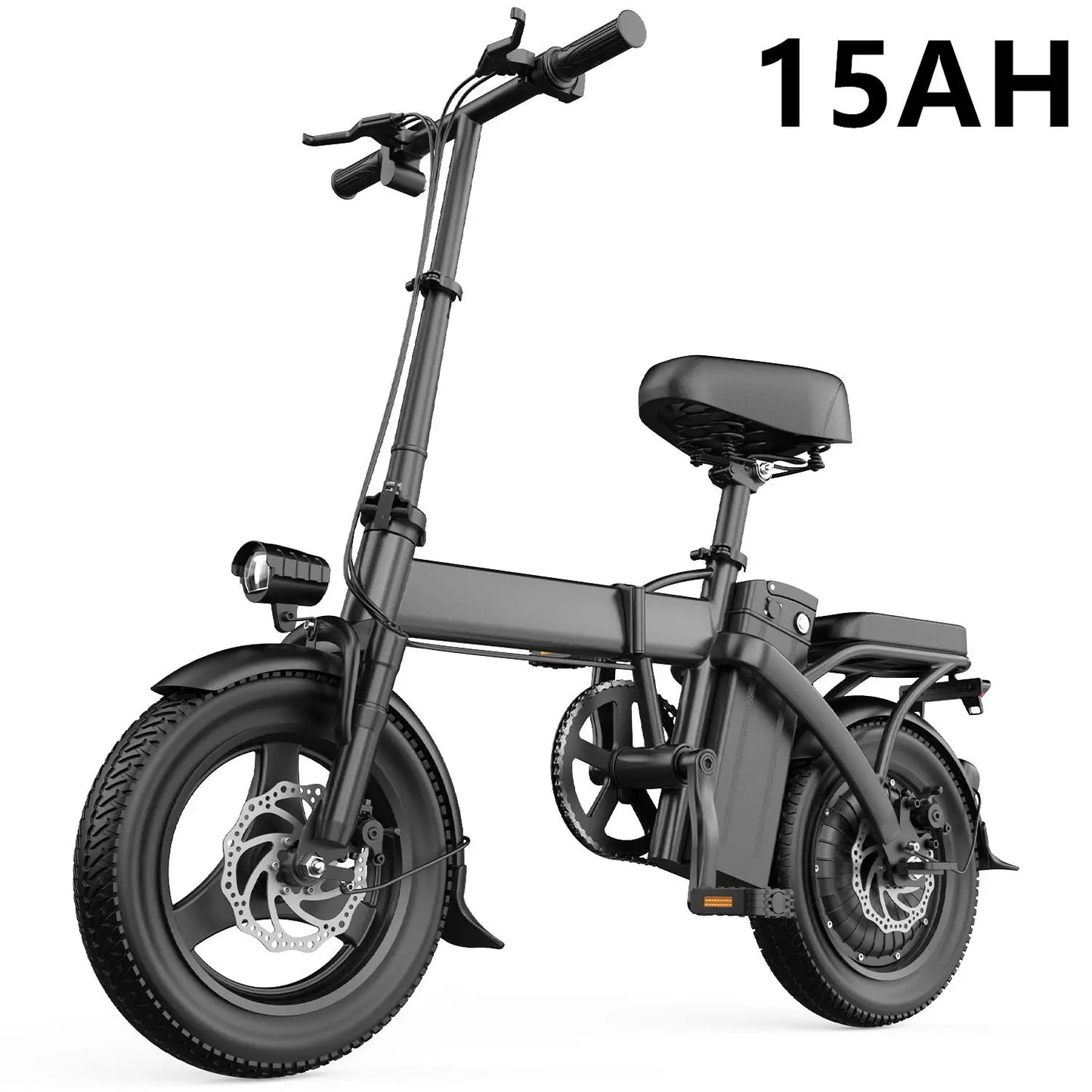 14 Inch Tyre Folding Mini Electric Motorcycles Bike 500W Motor 19 MPH 30 Mile Trip Commuter Electric Motorcycles Bike For Adults
