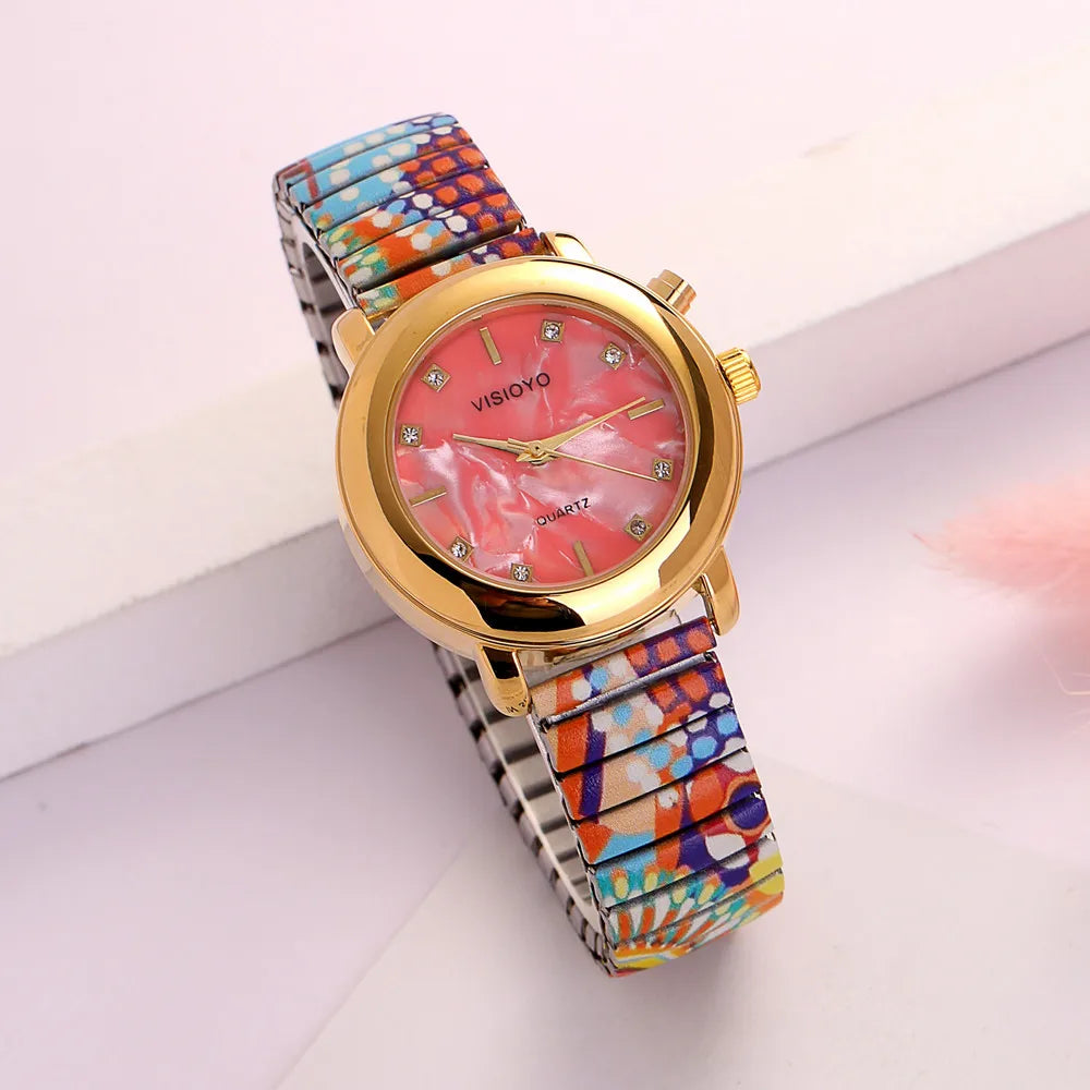 English Talking Ladies Watch Blind Elderly Visually Impaired Clock and Watch with Date Alarm Whole Time Chime Function