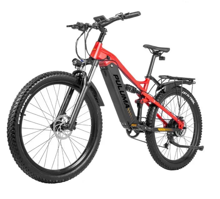 2024 latest full suspension electric mountain bike, off-road electric bicycle, 1000W, 48V, 20Ah, 27.5*2.8,electric bicycle