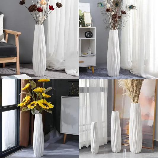 28 Tall Ceramic Floor Vase, Large Decorative Vase for Modern Home, Living Room, Office, Bedroom, Kitchen