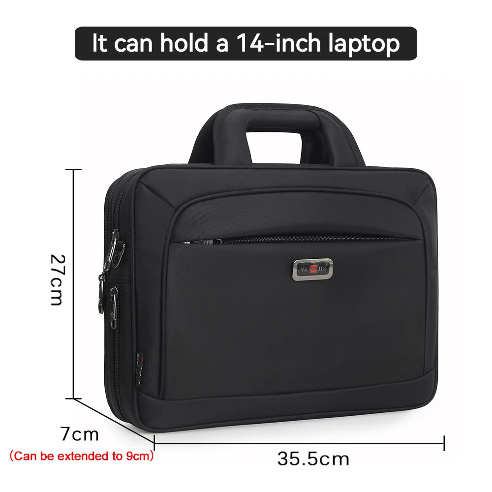 Men Single Shoulder Bag 14" 15" 16 Inch Laptop Bag Men's Casual Handbags Business Briefcase Computer Bags For Macbook Pro Case