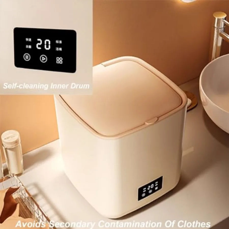 7L Portable Washing Machine Compact Design Ideal for Washing Underwear Baby Clothes and Other Small Items Lightweight and Easy