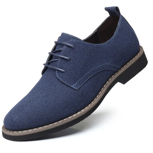 Mens Dress Shoes Legitimate Leather Shoe PU Suede Casual Men Designer Social Male Black Business Luxury Man Men's Wedding Summer
