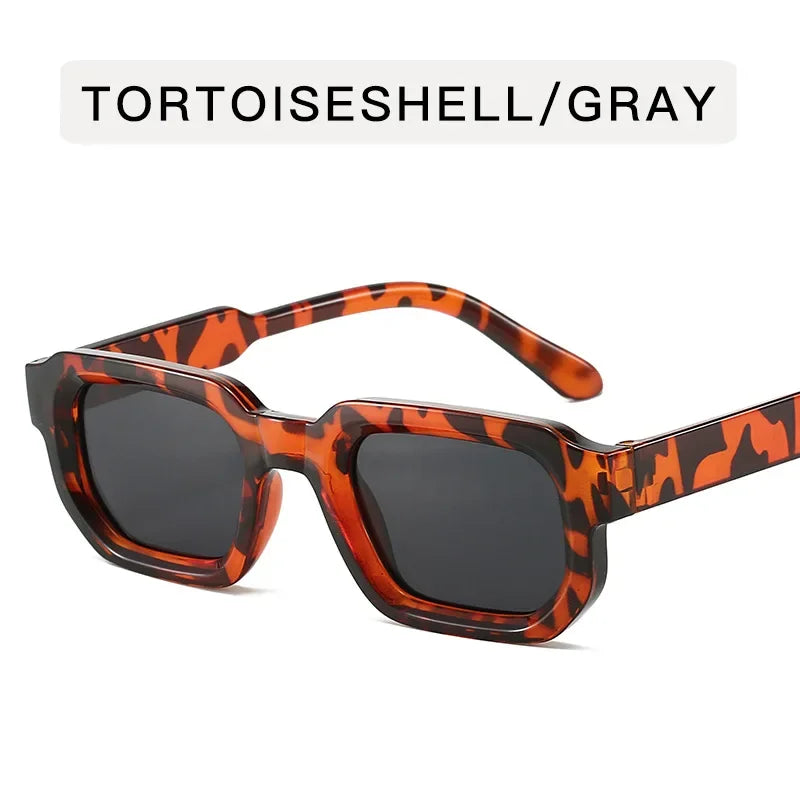 New Square Vintage Sunglasses Men Fashion Punk Brand Designer Sunglasses Women Driving Sun Glasses Male UV400 Goggles