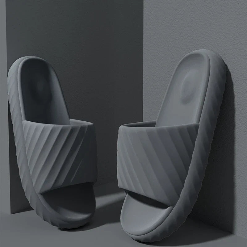 Men's Household Slippers Breathable Quick-drying Non-slip Soft Comfortable Men's and Women's Flat Sandals Casual All-match