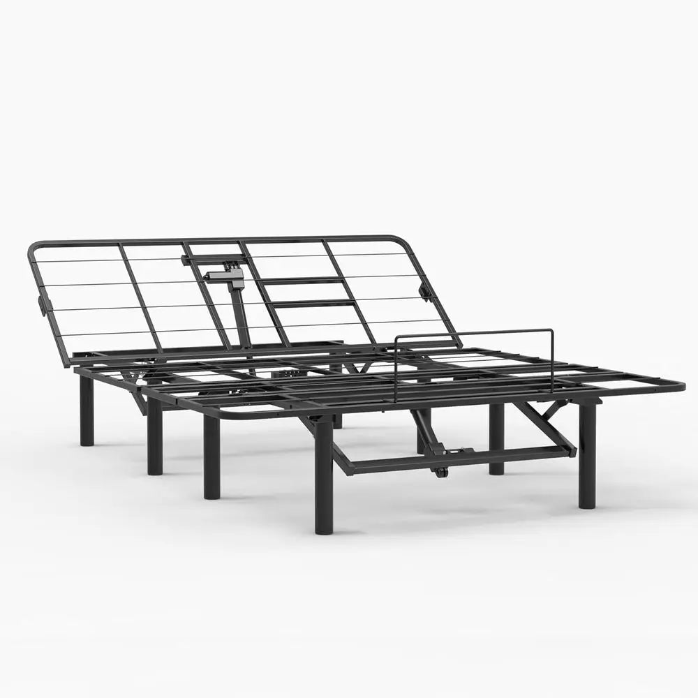 Wireless Remote Queen Electric Bed Frame, Zero Gravity Adjustable Base, Easy Assembly, Head and Foot Tilt (Basic, Queen)