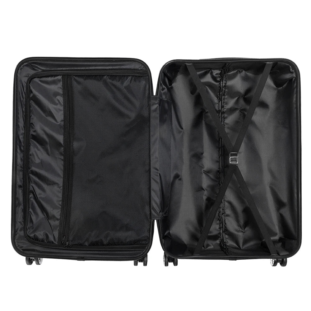 3-in-1 Portable ABS Trolley Case 20" / 24" / 28" Dark Gray Large capacity suitcase Chaoliu suitcase carry on luggage