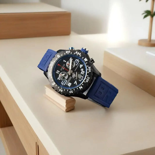 ‌Men's Luxury Business Chronograph Watch - Multi-Function Quartz, Durable Date AAA+ Quality, Professional Style
