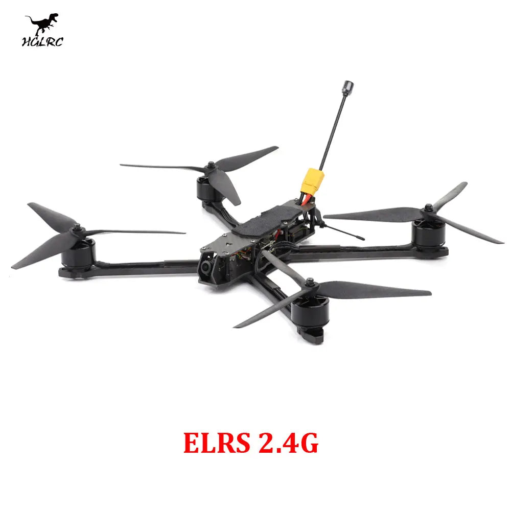HGLRC MY10 FPV Drone Long Range Analog Quadcopter - F405 60A 5.8G 2.5W VTX 3215 900KV 6S LiPo RC Parts