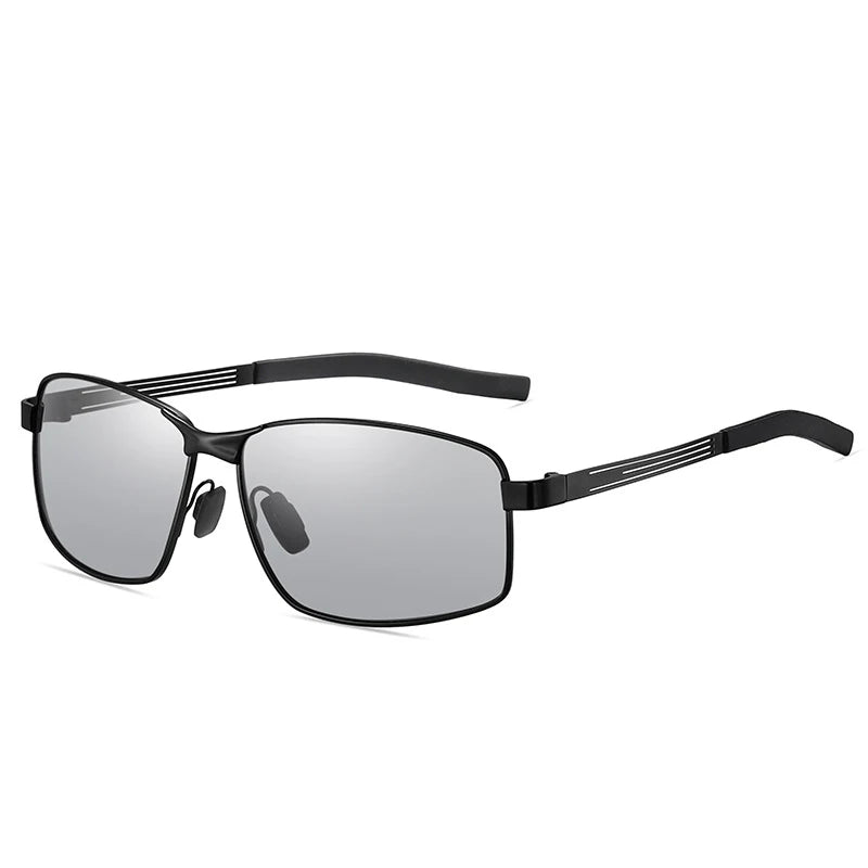 New Mens Polarized Sunglasses Metal Frame Driving Sun Glasses Men Shades Vintage Luxury Brand Designer Night-vision Goggles 2025