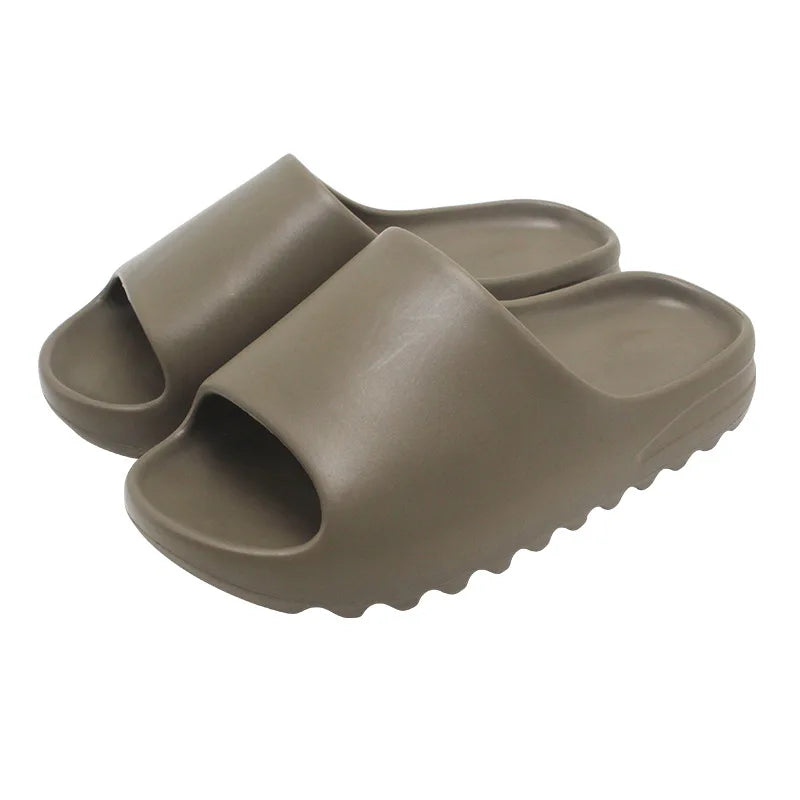 Super Soft EVA Sole Summer Slippers for Men Comfortable Bathroom Home Slides Couple Beach Sandals