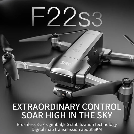 SJRC New F22 S3 PRO Drone 4K HD Professional Camera GPS  5G WiFi EIS Brushless FoldableQuadcopter FPV 3-Axis Gimbal RC Dron