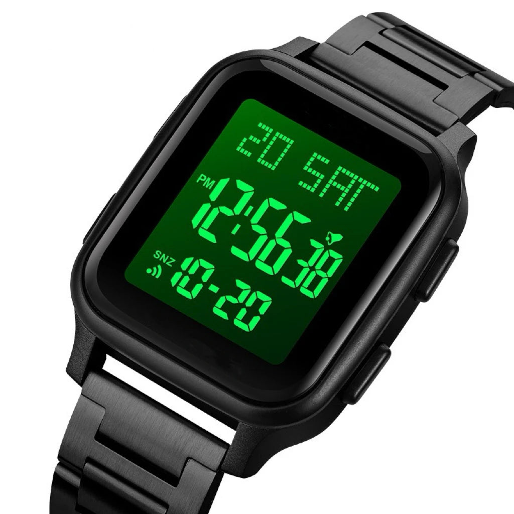 Sport Watches for Men Waterproof Digital Electronic Stainless Steel Clock Led Display Wristwatches Men Reloj Hombre